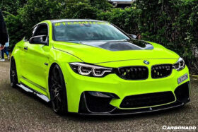 DarwinPRO 2014-2020 BMW M4 F82 SM Style Carbon Fiber Side Skirts - image 3