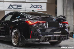 DarwinPRO 2021-UP BMW M4 G82 4 Series G22 VRS Style Carbon Fiber Trunk Spoiler Wing - image 3
