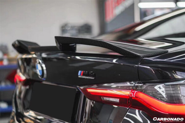 DarwinPRO 2021-UP BMW M4 G82 4 Series G22 VRS Style Carbon Fiber Trunk Spoiler Wing