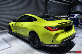DarwinPRO 2021-UP BMW M4 G82 G83 M3 G80 Carbon Fiber Rear Diffuser Trim Replacement Lip - image 5