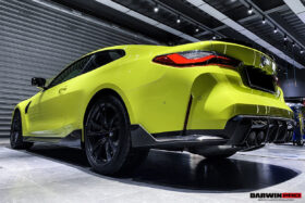 DarwinPRO 2021-UP BMW M4 G82 G83 M3 G80 Carbon Fiber Rear Diffuser Trim Replacement Lip - image 8