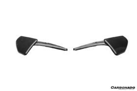DarwinPRO 2014-2018 BMW X5 F15 MP Style Carbon Fiber Rear Cap Splitters (MT ONLY) - image 5