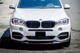 DarwinPRO 2014-2018 BMW X5 F15 MP Style Carbon Fiber Front Lip (MT ONLY) - image 1