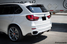 DarwinPRO 2014-2018 BMW X5 F15 MP Style Carbon Fiber Rear Lip (MT ONLY) - image 4
