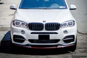 DarwinPRO 2014-2018 BMW X5 F15 MP Style Carbon Fiber Front Lip (MT ONLY) - image 3