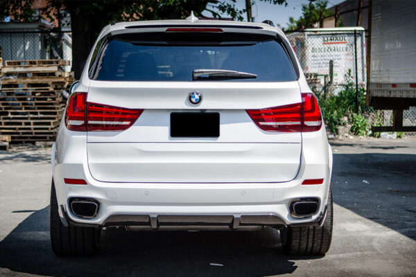 DarwinPRO 2014-2018 BMW X5 F15 MP Style Carbon Fiber Rear Cap Splitters (MT ONLY)