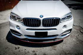 DarwinPRO 2014-2018 BMW X5 F15 MP Style Carbon Fiber Front Lip (MT ONLY) - image 5
