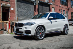 DarwinPRO 2014-2018 BMW X5 F15 MP Style Carbon Fiber Front Lip (MT ONLY) - image 7