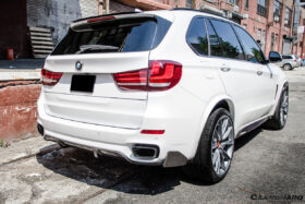 DarwinPRO 2014-2018 BMW X5 F15 MP Style Carbon Fiber Rear Lip (MT ONLY) - image 3