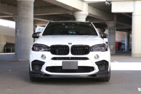 DarwinPRO 2014-2018 BMW X5M F85 X6M F86 3D Style Carbon Fiber Front Lip - image 1