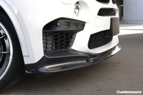 DarwinPRO 2014-2018 BMW X5M F85 X6M F86 3D Style Carbon Fiber Front Lip - image 3