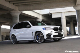 DarwinPRO 2014-2018 BMW X5M F85 X6M F86 3D Style Carbon Fiber Front Lip - image 5