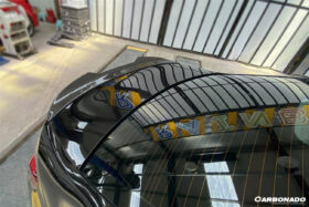 DarwinPRO 2021-UP BMW M3 G80 & G81 MTN Style DRY Carbon Fiber Trunk Spoiler Wing - image 2