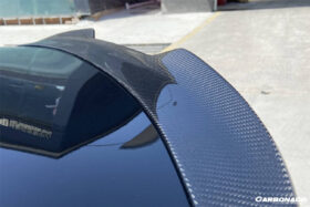 DarwinPRO 2021-UP BMW M3 G80 & G81 MTN Style DRY Carbon Fiber Trunk Spoiler Wing - image 4