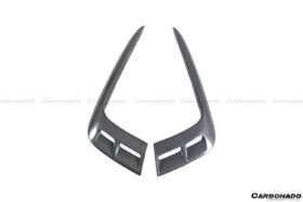 DarwinPRO 2016-2019 Bentley Bentayga OD Style Carbon Fiber Front Bumper Vent canards - image 6