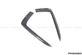 DarwinPRO 2016-2019 Bentley Bentayga OD Style Carbon Fiber Front Bumper Vent canards - image 8