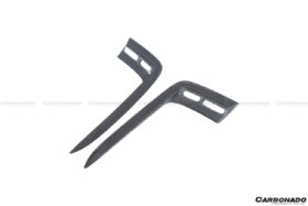 DarwinPRO 2016-2019 Bentley Bentayga OD Style Carbon Fiber Front Bumper Vent canards - image 9