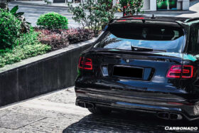 DarwinPRO 2016-2019 Bentley Bentayga OD Style Carbon Fiber Roof Spoiler - image 4