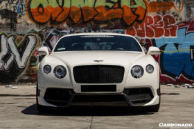 DarwinPRO 2012-2015 Bentley Continental  V8 GT GTC V8S - W12 GT GTC SPEED VRS Style Carbon Fiber Front Bumper - image 4