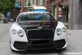 DarwinPRO 2012-2015 Bentley Continental  V8 GT GTC V8S - W12 GT GTC SPEED VRS Style Carbon Fiber Front Bumper - image 2
