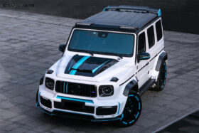 DarwinPRO 2018-2024 Mercedes Benz G550 & G63 AMG W464 G-Wagon BR-G900 Style Dry Carbon Body Line Trims - image 4