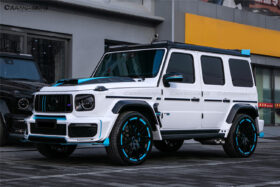 DarwinPRO 2018-2024 Mercedes Benz G550 & G63 AMG W464 G-Wagon BR G900 Style Dry Carbon Door Handle Cover - image 9