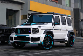DarwinPRO 2018-2024 Mercedes Benz G550 & G63 AMG W464 G-Wagon BR G900 Style Dry Carbon Door Handle Cover - image 10