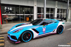 DarwinPRO 2013-2019 Corvette C7 Z06 Grandsport AR Style Carbon Fiber Side Skirts Extension - image 7