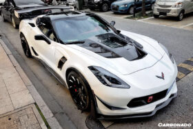 DarwinPRO 2013-2019 Corvette C7 Z06 Grandsport AR Style Carbon Fiber Side Skirts Extension - image 2