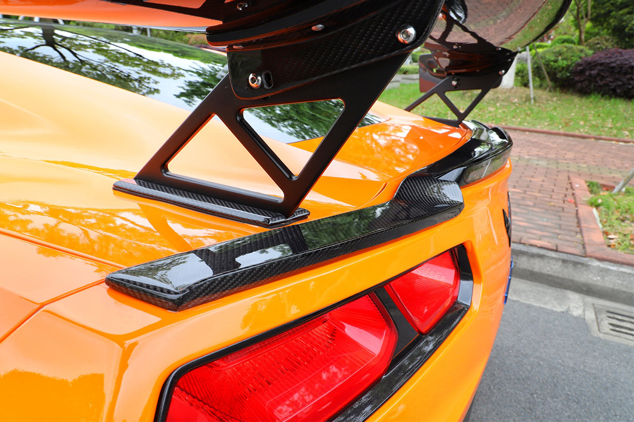DarwinPRO 2013-2019 Corvette C7 Z51 Z06 Grandsport AR Style Carbon Fiber Trunk Spoiler
