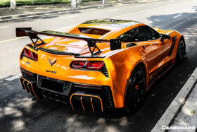 DarwinPRO 2013-2019 Corvette C7 Z51 Z06 Grandsport AR Style Carbon Fiber Trunk Spoiler - image 3
