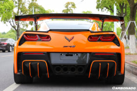 DarwinPRO 2013-2019 Corvette C7 Z51 Z06 Grandsport AR Style Carbon Fiber Trunk Spoiler - image 4
