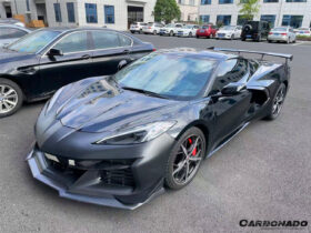 DarwinPRO 2020-2026 Corvette C8 Stingray Z06 Style Polypropylene Front Bumper - image 3