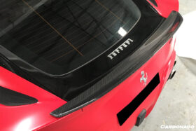 DarwinPRO 2012-2017 Ferrari F12 Berlinetta DC Style  Carbon Fiber Trunk Spoiler - image 3