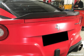 DarwinPRO 2012-2017 Ferrari F12 Berlinetta DC Style  Carbon Fiber Trunk Spoiler - image 4