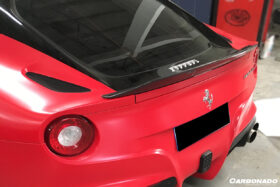 DarwinPRO 2012-2017 Ferrari F12 Berlinetta DC Style  Carbon Fiber Trunk Spoiler - image 8