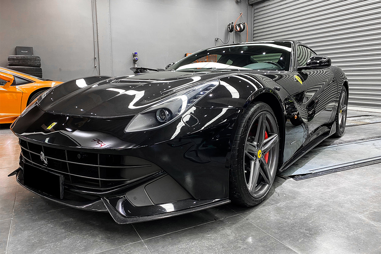 DarwinPRO 2012-2017 Ferrari F12 Berlinetta Carbon Fiber Front Lip Carbonado (RS)