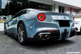 DarwinPRO 2012-2017 Ferrari F12 Berlinetta RS Style Carbon Fiber Rear Diffuser - image 8