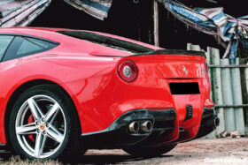 DarwinPRO 2012-2017 Ferrari F12 Berlinetta RS Style Carbon Fiber Trunk Spoiler - image 2