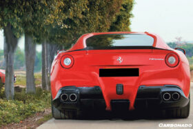 DarwinPRO 2012-2017 Ferrari F12 Berlinetta RS Style Carbon Fiber Trunk Spoiler - image 3