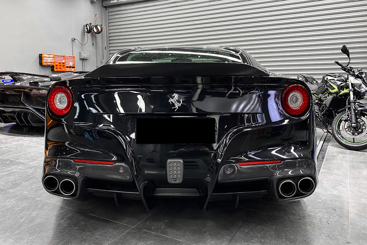 DarwinPRO 2012-2017 Ferrari F12 Berlinetta RS Style Carbon Fiber Rear Diffuser
