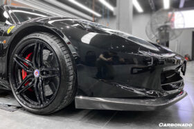 DarwinPRO 2010-2015 Ferrari 458 Italia and Spider Carbon Fiber Front Lip Carbonado (AP) - image 2