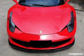 DarwinPRO 2010-2015 Ferrari 458 Italia / Spider AV Style Carbon Fiber Front Lip