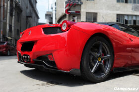 DarwinPRO 2010-2015 Ferrari 458 Italia / Spider AV Style Carbon Fiber Rear Diffuser