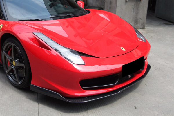 DarwinPRO 2010-2015 Ferrari 458 Italia / Spider AV Style Carbon Fiber Front Lip
