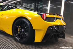 DarwinPro Aerodynamics DarwinPRO 458 Italy & Spider VRS Style Rear Bumper With Tips for Ferrari 458 - Image 2