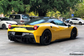 DarwinPro Aerodynamics DarwinPRO 458 Italy & Spider VRS Style Rear Bumper With Tips for Ferrari 458 - Image 8