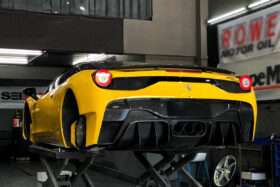 DarwinPro Aerodynamics DarwinPRO 458 Italy & Spider VRS Style Rear Bumper With Tips for Ferrari 458 - Image 9