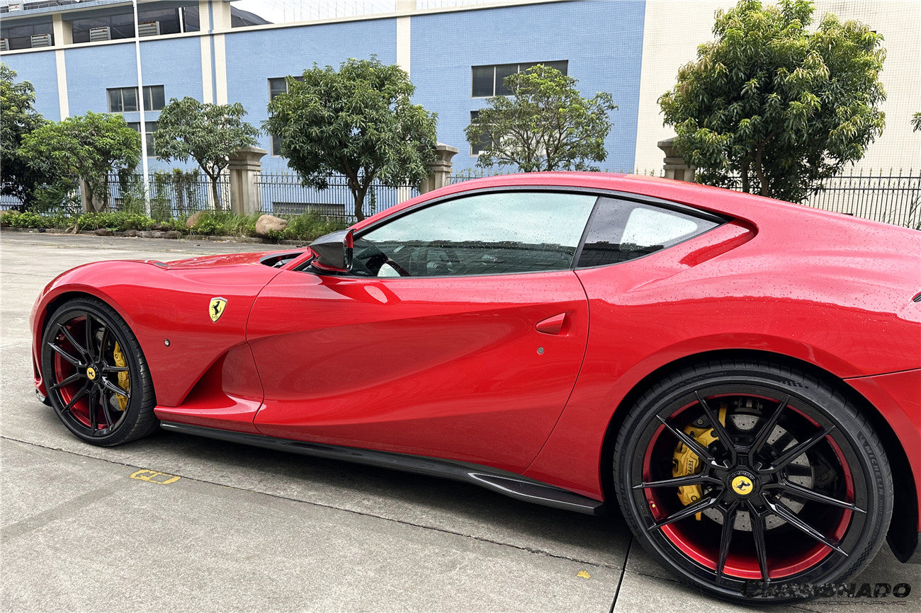 DarwinPRO 2017-2026 Ferrari 812 Superfast / GTS OE Style Dry Carbon Fiber Side Skirts - view 3