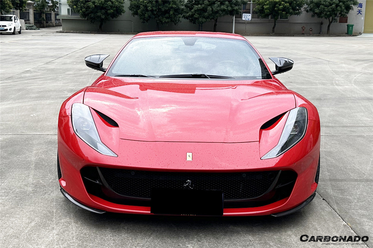 DarwinPRO 2017-2026 Ferrari 812 Superfast / GTS OE Style Dry Carbon Fiber Front Side Splitter - view 2